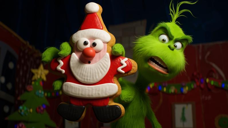 Na versão dublada, o personagem Grinch ganha a voz de Lázaro Ramos