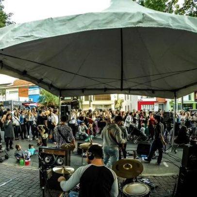 Festival na Rua dos Pinheiros reúne música e gastronomia