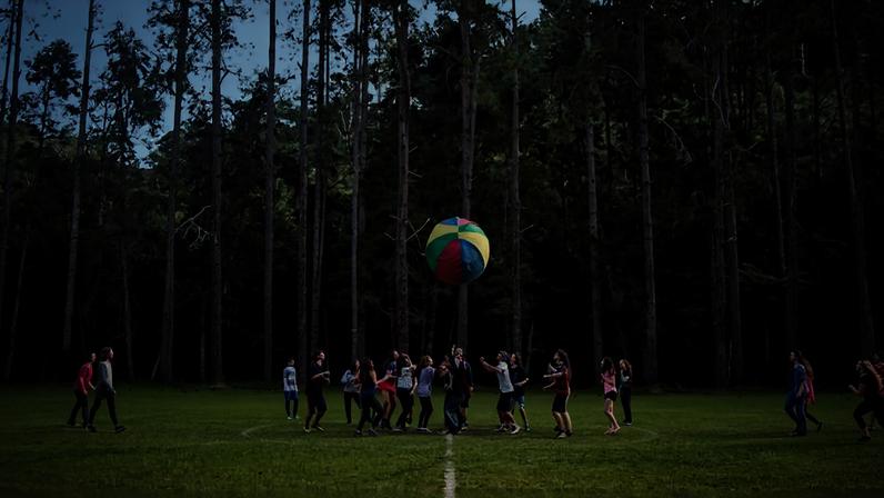 Quadribol do acampamento Águias da Serra, em Parelheiros, zona sul da capital