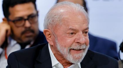 O presidente Luiz inácio Lula da Silva (PT)
