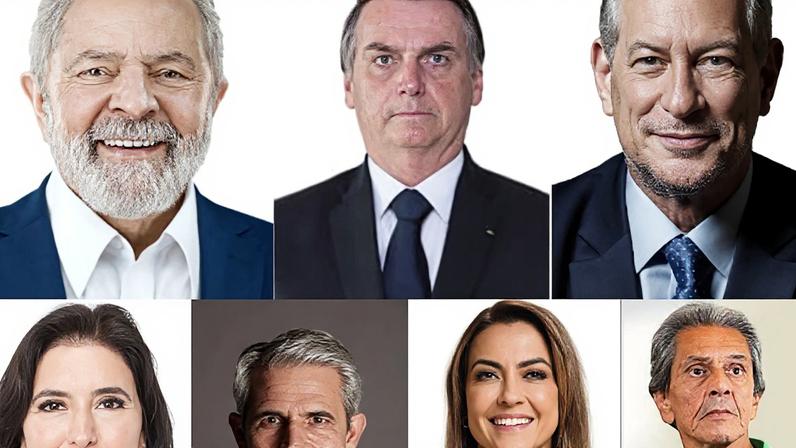 Fotos de urna dos candidatos à Presidência que têm direito a tempo de propaganda eleitoral