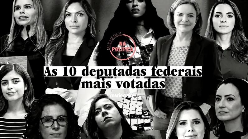 Quem são e como se posicionam as deputadas federais mais votadas do país — Foto: Pamela Moreno