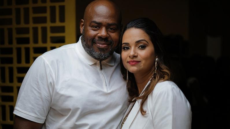 Brian e Andreia Harris — Foto: Arquivo pessoal