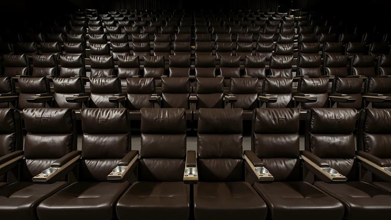 Sala de cinema da Cinesystem Morumbi Town, eleita a mais mais confortável.
