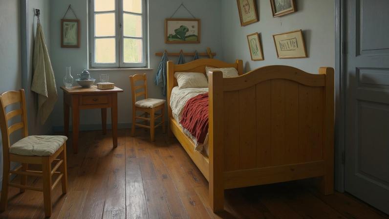 Van Gogh’s Bedroom (October 1888), original version, now in Amsterdam