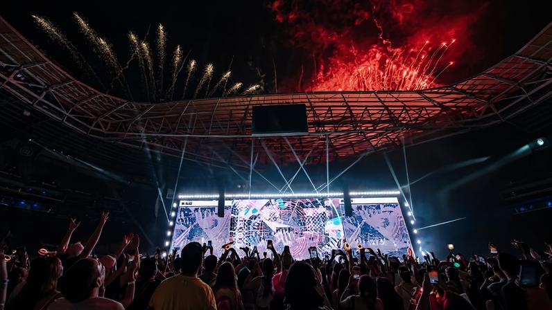 Show do grupo de k-pop Twice, no Allianz Parque, em São Paulo