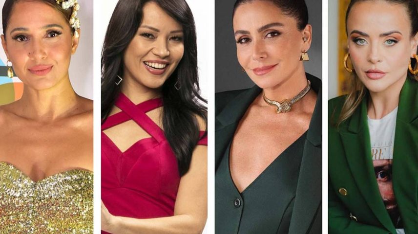 Camila Pitanga, Geovanna Tominaga, Giovanna Antonelli e Juliana Silveira: ex-ajudantes de palco de Angélica