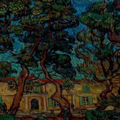 Visita exclusiva ao jardim do asilo de Van Gogh para acompanhar suas pinturas