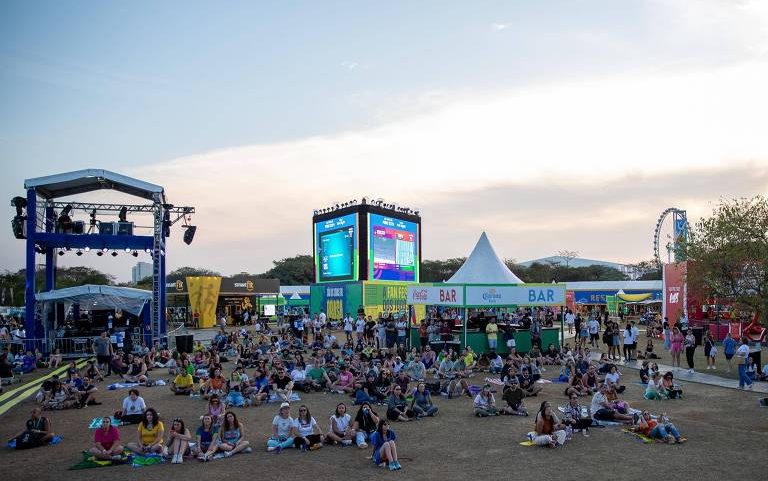 Festival Olímpico Parque Time Brasil, instalado no parque Villa Lobos