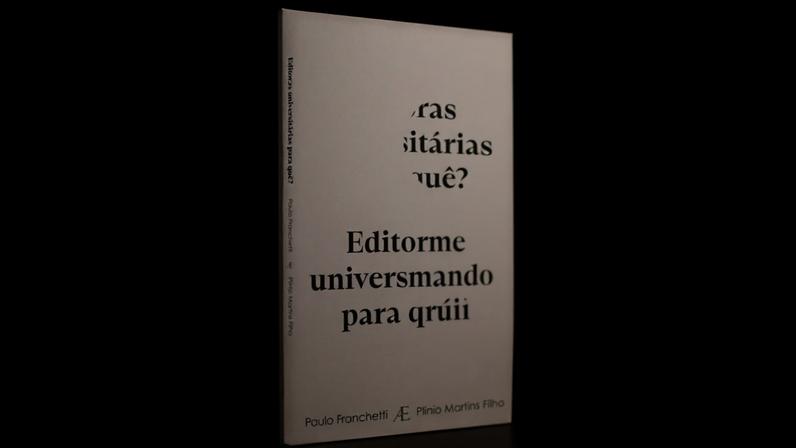 Capa do livro *Editorias Universitárias para quê?* – Foto: Divulgação