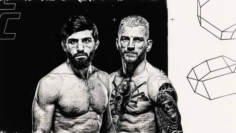 Arman Tsarukyan enfrenta Dan Hooker na luta principal do UFC Doha. (Divulgação)