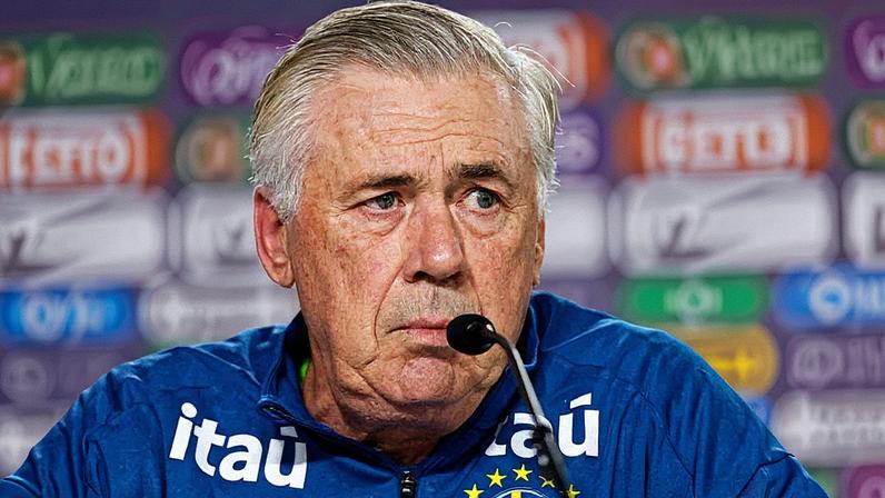 Carlo Ancelotti, técnico da Seleção Brasileira (Foto: @rafaelribeirorio / CBF)