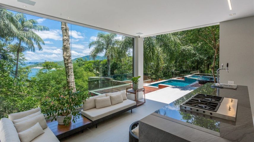 Design biofílico: conceito integra elementos naturais e materiais reciclados nos projetos. (Foto: Divulgação)