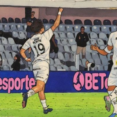 Santos empata com Grêmio em último minuto na Vila