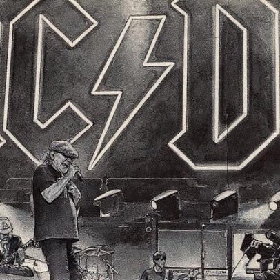AC/DC inicia turnê de 2025 com faixa de sangue