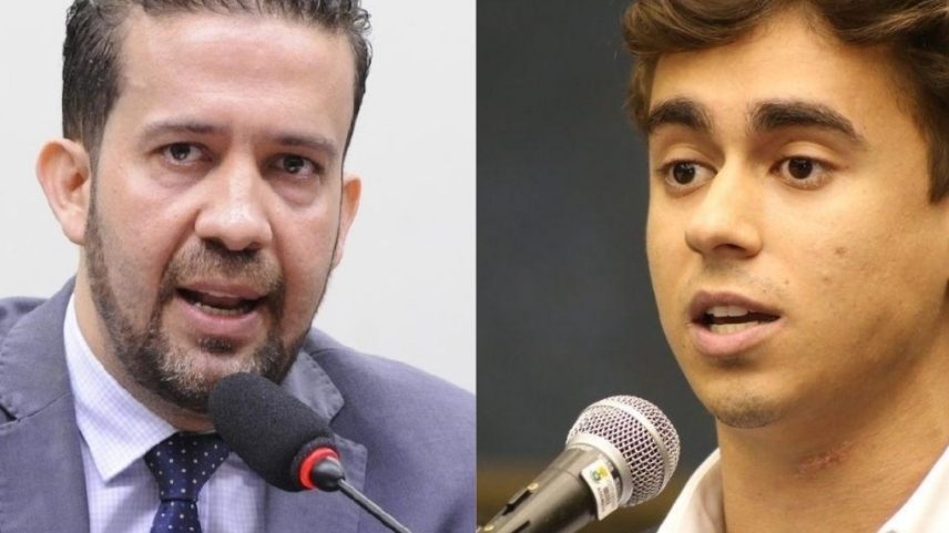 André Janones (Avante-MG) acusa Nikolas Ferreira (PL-MG) de ter votado a favor de aumentar a conta de luz. Mas foi o próprio Janones quem votou (Foto: Cleia Viana/Câmara dos Deputados e Karoline Barreto/CMBH)
