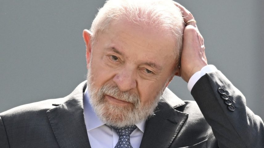 O presidente Lula (PT) durante evento no Palácio do Planalto (Foto: EVARISTO SA / AFP)