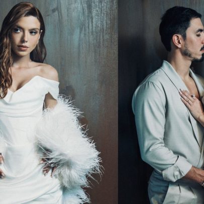 Atriz exibe vestido ousado na celebração com 'vibe punk' e chama atenção