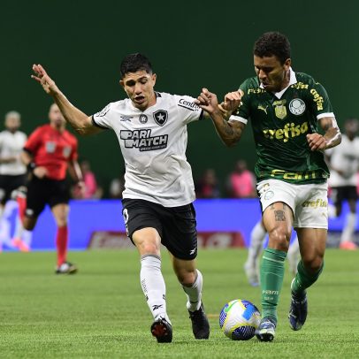 Palmeiras ou Botafogo podem faturar grande prêmio na quarta-feira