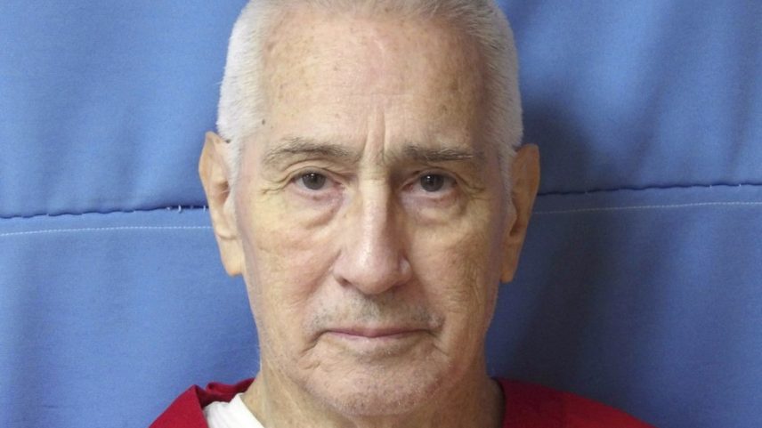 Richard Gerald Jordan estava há 50 anos no corredor da morte, nos EUA (Foto: Mississippi Department of Corrections via AP)
