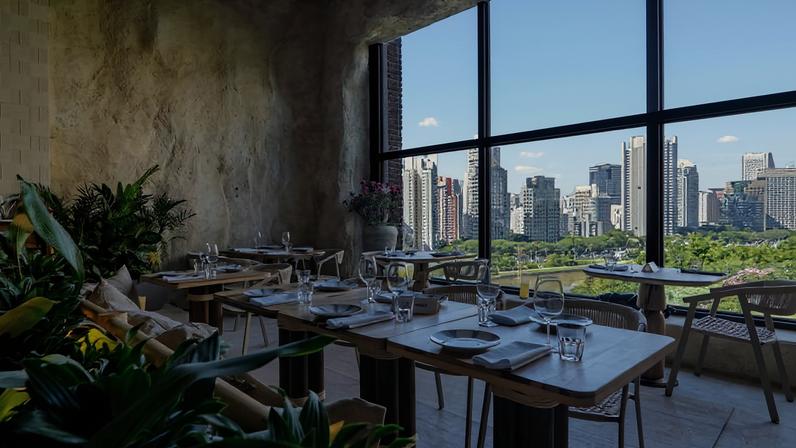 Ambiente do Vila Medí, complexo com três restaurantes no shopping Cidade Jardim