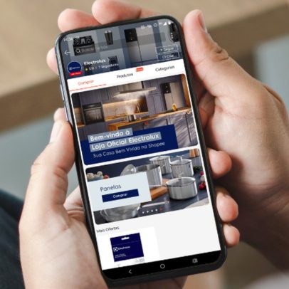 Electrolux inaugura loja oficial na plataforma Shopee
