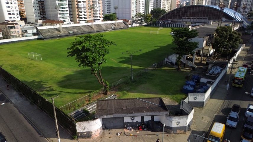 Obra no entorno do estádio Caio Martins promete acabar com alagamento histórico na Zona Sul de Niterói (Foto: Divulgação)