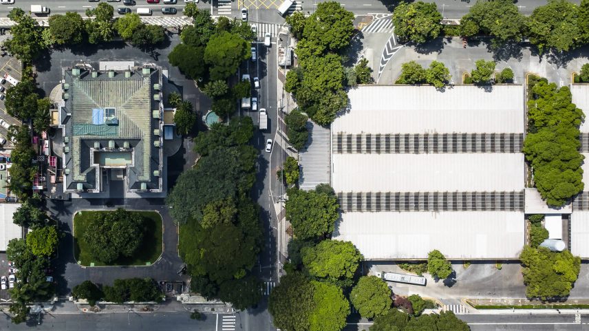 Palácio Campos Elíseos e o terminal Princesa Isabel, onde o governo de São Paulo pretende construir uma nova sede administrativa estadual (Foto: Rubens Cavallari/4.abr.23/Folhapress)