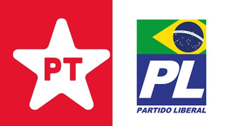 PT e PL: adversários eleitorais (Foto: Reprodução)