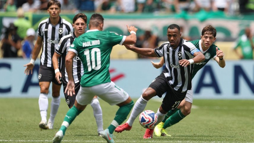 Palmeiras e Botafogo pelo Mundial de Clubes (Foto: Francois Nel/Getty Images/AFP)