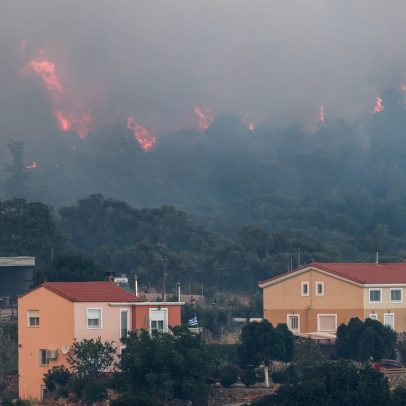 Empregada doméstica é detida por provocar incêndio florestal devastador na Grécia