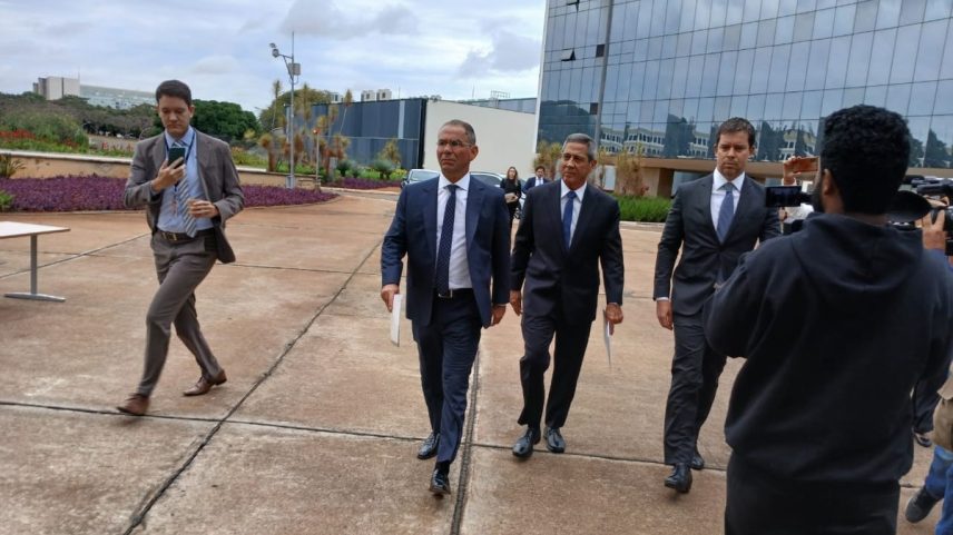 Braga Netto chega ao STF para acareação com Cid (Foto: Daniel Gullino)
