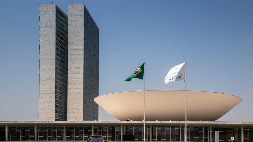 Plenário da Câmara dos Deputados durante sessão do Congresso (Foto: Leandro Fonseca)