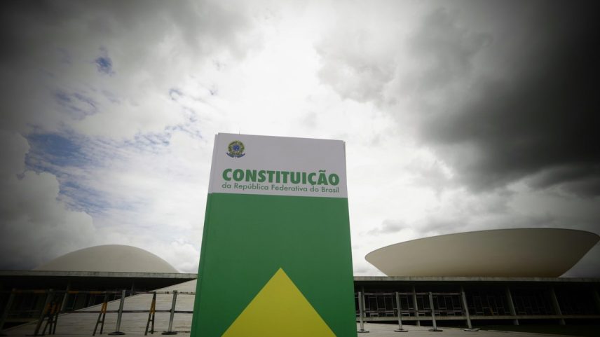 Ato pela democracia em Brasília um ano após o 8 de Janeiro de 2023 (Foto: Cristiano Mariz / Agência O Globo)