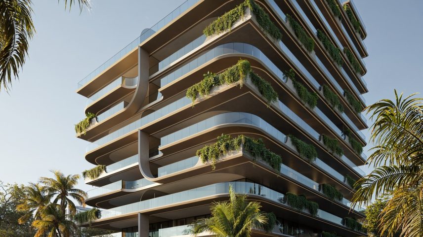 Projeção do empreendimento Atto, na Barra da Tijuca (Foto: Divulgação/Origem e Pininfarina)