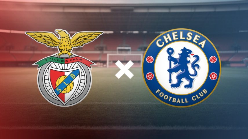 Benfica x Chelsea pelas oitavas de final do Mundial de Clubes (Foto: Editoria de Arte)