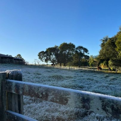 Frio intenso atinge o Sul e provoca temperaturas negativas a partir desta segunda-feira