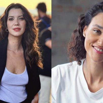Débora Nascimento e Nathalia Dill se enfrentam na Batalha do Lip Sync no Domingão