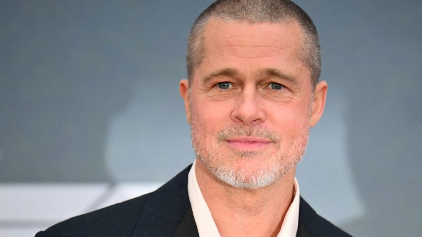 O ator americano Brad Pitt na première de 'F1' (Foto: Angela Weiss/AFP)