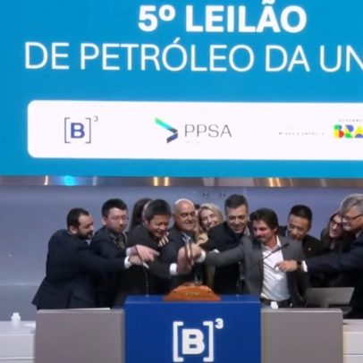 Leilão do pré-sal supera expectativas e arrecada R$ 28 bilhões com Petrobras