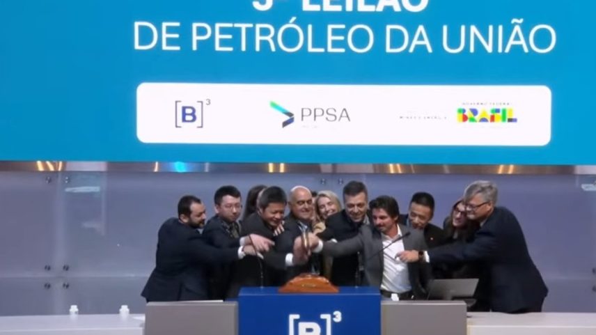Pré-Sal Petróleo (PPSA) arrecadou R$ 28 bilhões no 5º leilão de venda de óleo da União (Foto: Reprodução)