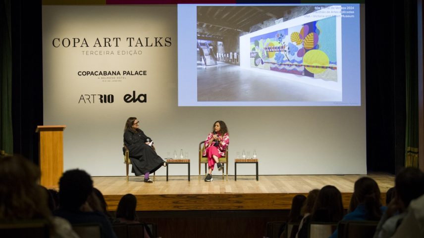 A terceira edição do Copa Art Talks, realizado em colaboração com a Revista ELA e ArtRio, reuniu grandes nomes das artes e da preservação ambiental (Foto: Daniel Ramalho)