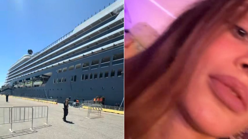 Anitta está a bordo do Luminara (Foto: Reprodução/Instagram)