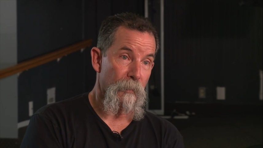 Jay Trombley, um dos seguranças da igreja. (Foto: Reprodução/WXYZ)