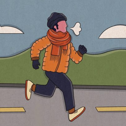 Como manter a motivação para se exercitar durante o frio intenso