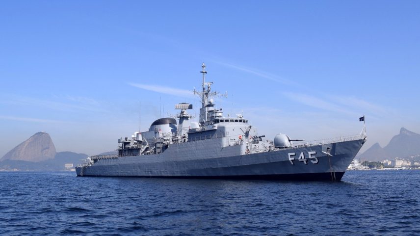 Fragata União (F-45), da Marinha do Brasil (Foto: Divulgação / Marinha do Brasil)