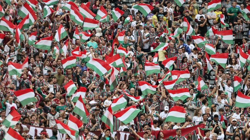 Torcida do Fluminense no Metlife (Foto: Divulgação)