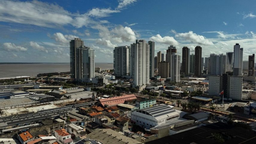A cidade de Belém, que sediará a COP30 (Foto: Carlos Fabal / AFP)
