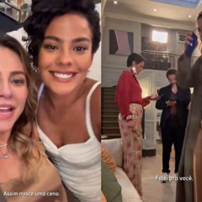 Paolla revela bastidores com Bella Campos, Malu Galli e Carrão em novo projeto