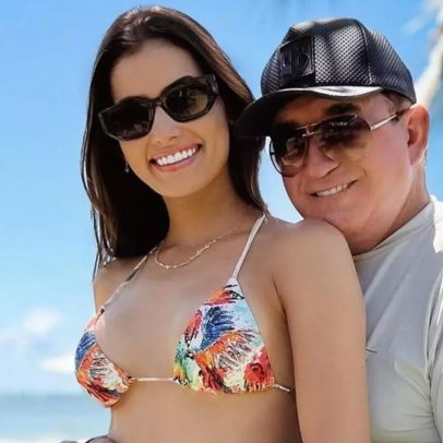 Amado Batista revela romance com jovem esposa após show em sua carreira